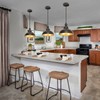 ALAISLYC 3-Pack Farmhouse Pendant Light Adjustable Pendant Lighting for Kitchen