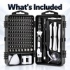 115-Piece Multi-Functional Screwdriver Kit – Precision Screwdriver Set with Interchangeable