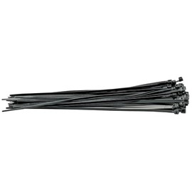 Draper 100 Black Nylon Cable Ties 4.8mm x 300mm 70397