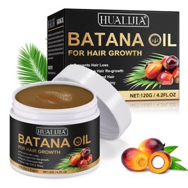 Batana Oil for Hair Growth, 100% Pure - Dr. Sebi Organic Batana Oil from Honduras, Prevent Hair Loss, Promotes Hair Thickness, Men & Women 4.2 oz