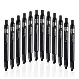 Listo 1620 - Box of 12 - BLACK COLOR - China Markers/Grease Pencils/China Marking/Pencils/Wax Pencils - Made in USA