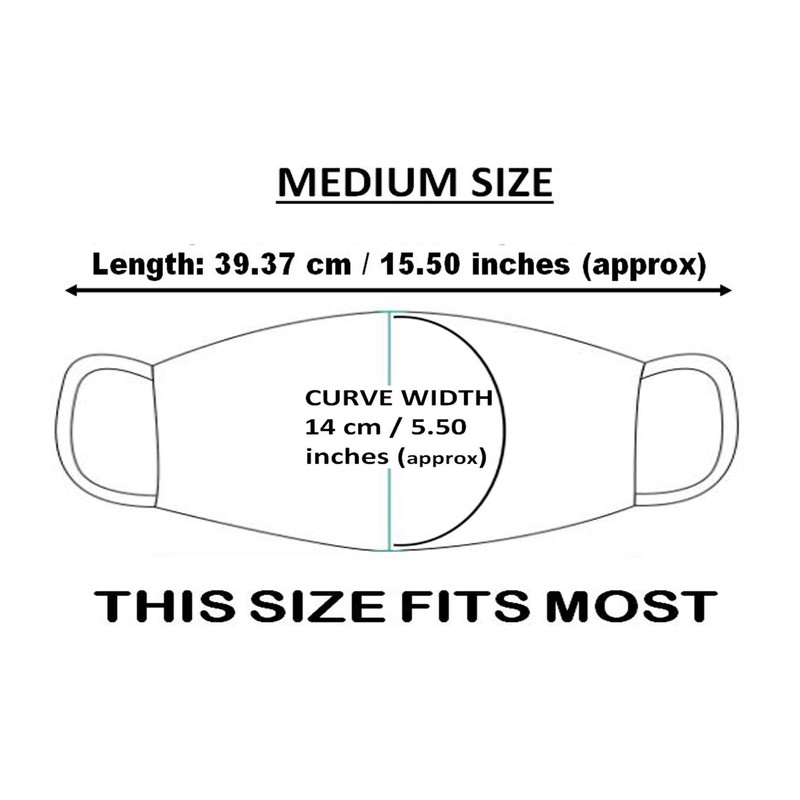 Touchstone Soft Cotton Knitted Face Mask - Medium Size Comfortable