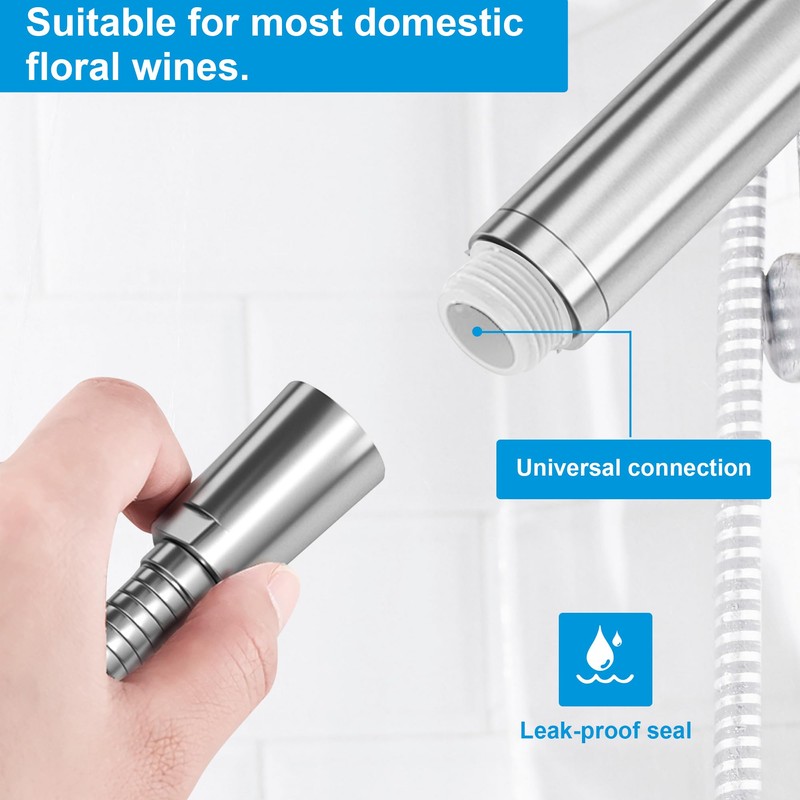 Shower Head and Hose, 5 Mode Water Saving Shower Heads