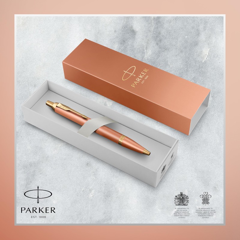 Parker IM Writing Rituals Ballpoint Pen, Vibrant Orange Case with