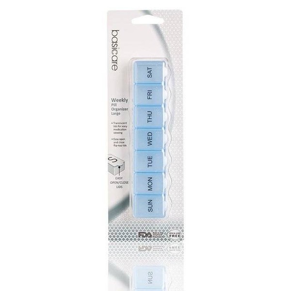 BASICARE WEEKLY PILL ORGANIZER LARGE 1766
