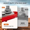 RVBOATPAT Bus Bar 12V 275A Power Distribution Block 2 x