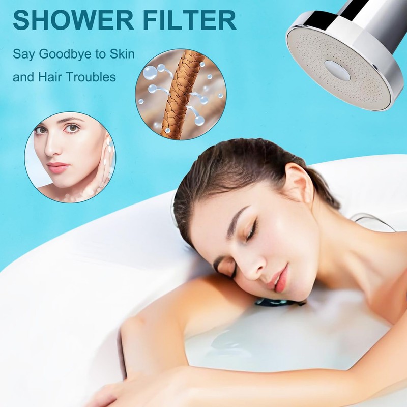 KUETERYUN Shower Filter Replacement compatible with Feels Like Om Filtered