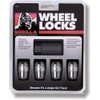 Gorilla Wheel Locks - Chrome for 1997-2019 C5, C6, C7,