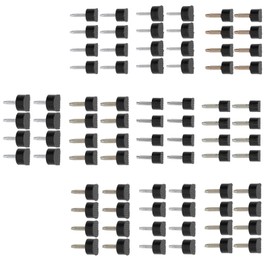 Cocoarm 80st High Heel Tipps Caps TPU Iron Shoes Reparaturersatz, Bequemer Spaziergang für Tanz oder Tägliche Verwendung