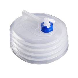 Collapsible Water Container with Tap Portable Water Carrier Retractable Bucket for Camping, Hiking, Picnics, Travel(15L)