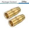 HARFINGTON 2pcs Gas Welding Nozzle 1/2" Orifice Conical Gas Welding