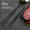 HOTEC Stainless Steel Kitchen Tweezers Tongs, 2 Pcs 12Inch Professional