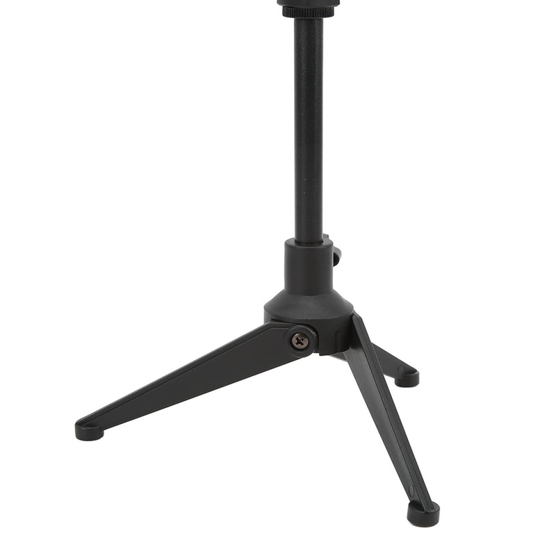 Hozee Desktop Adjustable Microphone Tripod, Microphone Stand Desktop Tripod Detachable