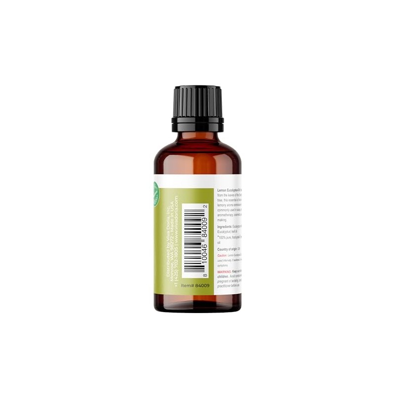 Viva Doria Lemon Eucalyptus Essential Oil, 100% Pure, Natural, Lemon-Eucalyptus