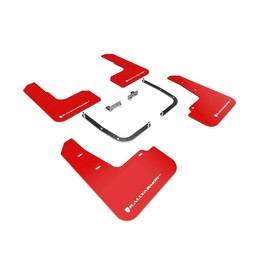 Rally Armor Red UR Mud Flap with White Logo FITS 2019+ Hyundai Veloster Turbo R-Spec MF58-UR-RD/WH