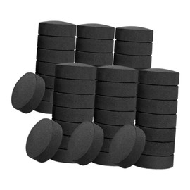 MERRYHAPY 70Pcs Natural Charcoal Tablets for Camping Outdoor Fire Starter Charcoals Multifunctional Heating Fire Charcoal for Picnics and Home Use