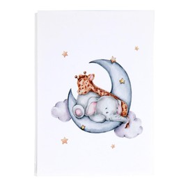 IDEAL TREND Baby Bear Photo Album for 300 Photos in 10 x 15 cm Children's Memo Album Photo Album: Colour: Elephant & Giraffe Format: 36 Pocket Album
