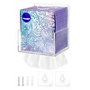 Hoowen Acrylic Tissue Box Holder Wall Mounted, Clear Square Tissue