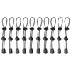 Ieron 10pcs Backpack Elastic Cord Fixed Buckle Backpack Cane Holder