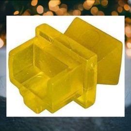 R.J. Enterprises®- RJ45 Jack Dust Cover, Cap, Protector, Yellow (Price per Bag of 100p) DC-0-YE