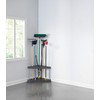 Rubbermaid Plastic Garage Corner Tool Tower Rack, Easy to Assemble,