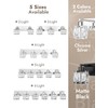 VOLISUN Crystal Vanity Lights - 2 Light Modern Stainless Steel