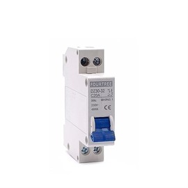 TWRQA DPN DZ30 230V 1P+N Mini Circuit Breaker MCB 10A,16A,20A,25A,32A Lead Rail Breaking Capacity 4.5KA Laser Printing (Color : 16A)