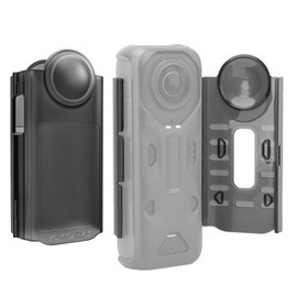 MotuTech Protective Case for Insta360 X4 Lens and Screen Anti-Scratch Cover, gray