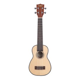 Solid Spruce Mahogany Long Neck Soprano Rosewood Update