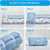 DuShow Toddler Nap Mat for Boys,Soft Roll Up Slumber Bags,Toddler
