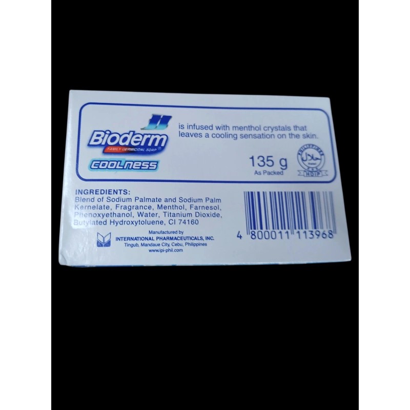Bioderm Coolness Family Germicidal Soap 135g X 3