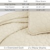 Southshore Fine Living, Inc. Oversized Quilt Bedding Set Lightweight, Prewash