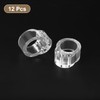 sourcing map 12Pcs Door Stopper Wall Protector, 18mm Single Hole