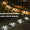 Siedinlar Solar Deck Lights Outdoor 2 Modes LED Dock Driveway