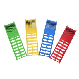 Kisangel 4pcs Fishing Hook Holder and Line Organizer Durable Fishing Leader Holder for Storing Rigs Compact and Lightweight Design Easy Access