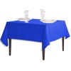 LinenTablecloth 70-Inch Square Polyester Tablecloth Royal Blue