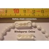 White safety plastic chain connectors for all types of Blinds