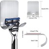 Ganchos Adhesivos para Pared de Acero Inoxidable