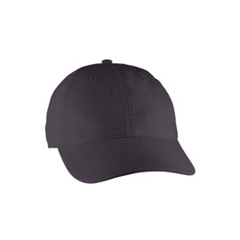 Pigment-Dyed Canvas Baseball Cap (104) (One Size, DirDye Graphite)