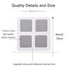 BOYYOEE 100pcs Disposable Drain Hair Catcher Shower Drain Cover Hair