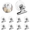Aufind 8 Packs Suction Cup Clip Plastic Round Suction Cup