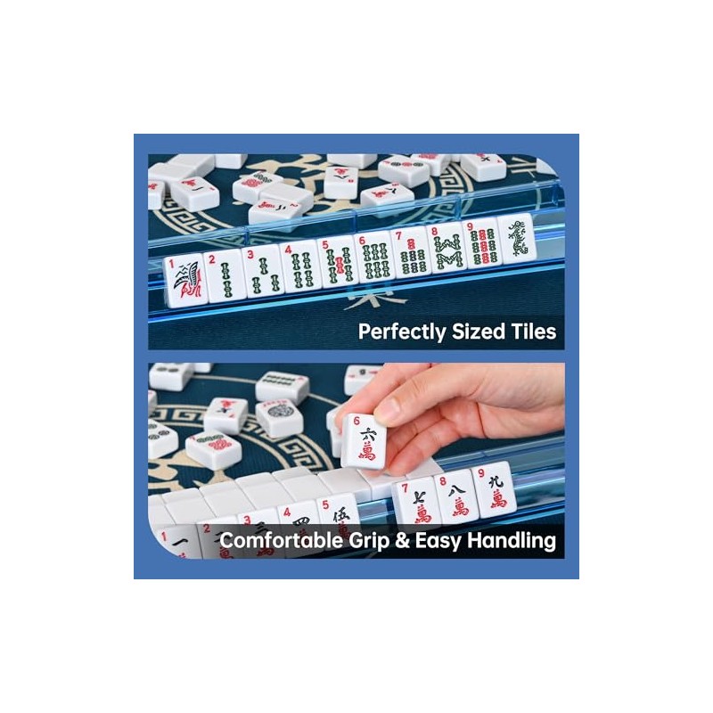 American Mahjong Tile Set Include 166 Tiles 4 All-in-One Mahjong