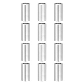 PATIKIL 12 Pcs Stainless Steel Spacers, 3mm ID x 6mm OD x 20mm Height 304 Stainless Steel Bushing Screw Standoff Unthreaded Round Spacer for 1/8"M3 Screws Bolts Nuts