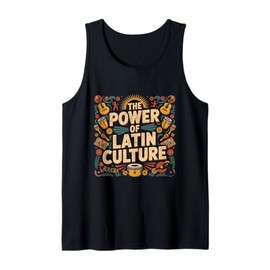 The Power of Latin Culture Vintage Graphic Tee Tank Top