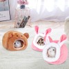 Bhina 2 Pieces Small Animal Bed Hamster, Animal Hamster Bed,
