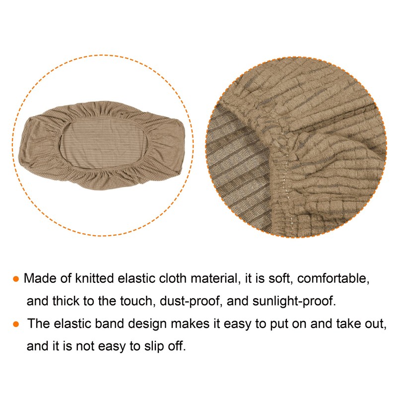 MECCANIXITY Air Conditioner Cover 35-37 Inch Knitted Elastic Cloth Dustproof