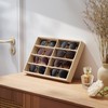 pickpiff Drawer Sunglass Organizer & Display Tray: 8 Grids Velvet