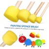 LALAFINA Flexible Sizes Round Sponges for Painting 12 Count Set