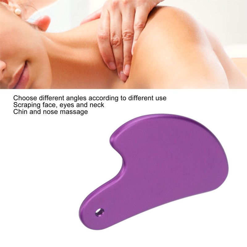 Scraping Board Aluminum Alloy Guasha Facial Tool Whole Body General