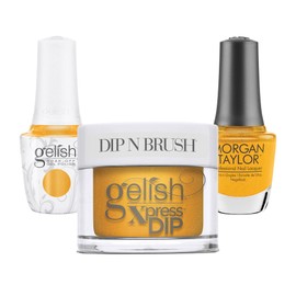 Gelish/Morgan Taylor Change of Pace Fall Trio Value Packs (Golden Hour Glow)